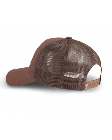 Von Dutch - Rubber Logo Trucker Cap - Brown