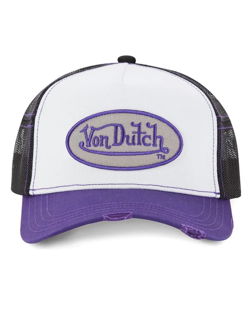 Von Dutch - Lof Trucker Cap - White / Purple