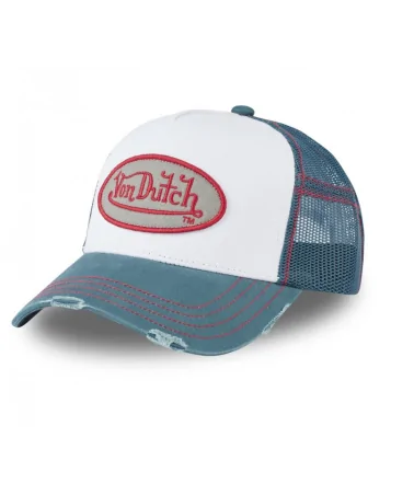 Von Dutch - LOF Trucker Cap - White/Blue/Orange