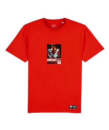 Block Limited - Sneakass Addict Tshirt - Red | blockshops
