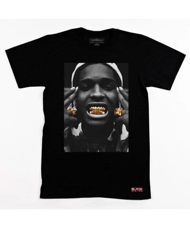 Block Custom - Asap Rocky Goldie Tee - Black | blockshops