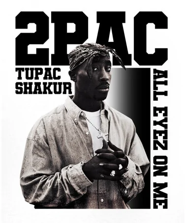 Block Custom - 2PAC All Eyez On Me Bootleg Tee - White | blockshops