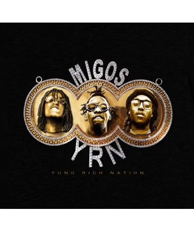 Block Custom - Migos YRN Bling Tee - Black | blockshops