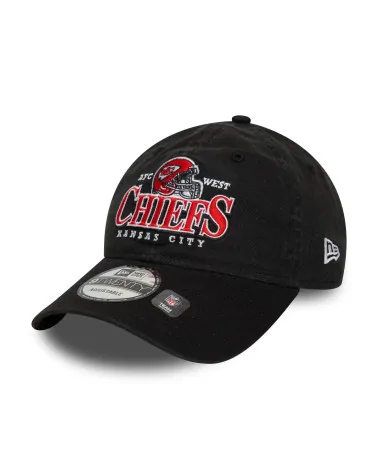 New Era - Kansas City Chiefs NFL Helmet 9TWENTY Adjustable Cap - Black