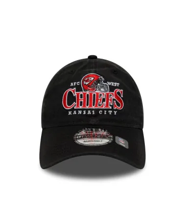 New Era - Kansas City Chiefs NFL Helmet 9TWENTY Adjustable Cap - Bl...