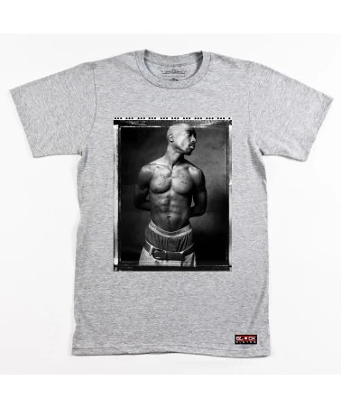 Block Custom - Tupac Portrait Film Tee - Heather Grey | blockshops