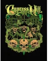 Block Custom - Cypress Hill Green Skull Tee - Black
