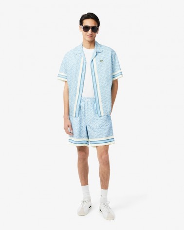 Lacoste - Monogram Lightweight Short - Light Blue