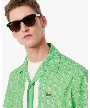 Lacoste - Monogram Shirt - Light Green | blockshops