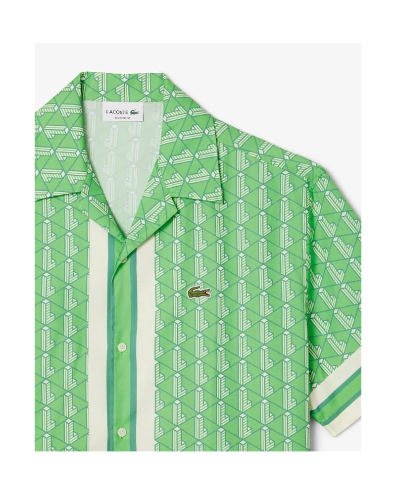 Lacoste - Monogram Shirt - Light Green | blockshops