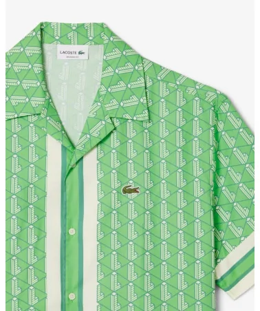 Lacoste - Monogram Shirt - Light Green | blockshops