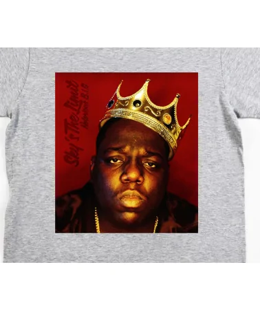 Block Custom - Biggie Sky Is The Limit Tee - Heather Grey | blockshops