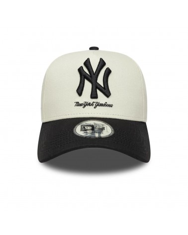 New Era - New York Yankees Mythical 9FORTY E-Frame Cap - Beige/Black