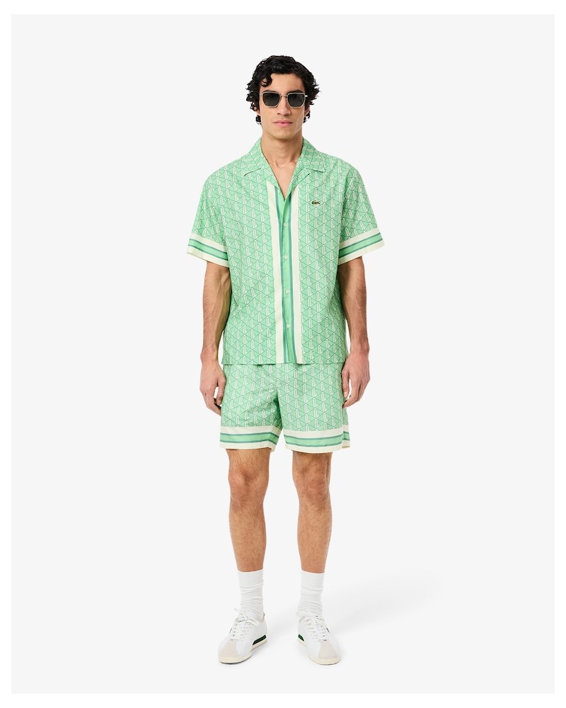 Lacoste - Monogram Lightweight Short - Light Green