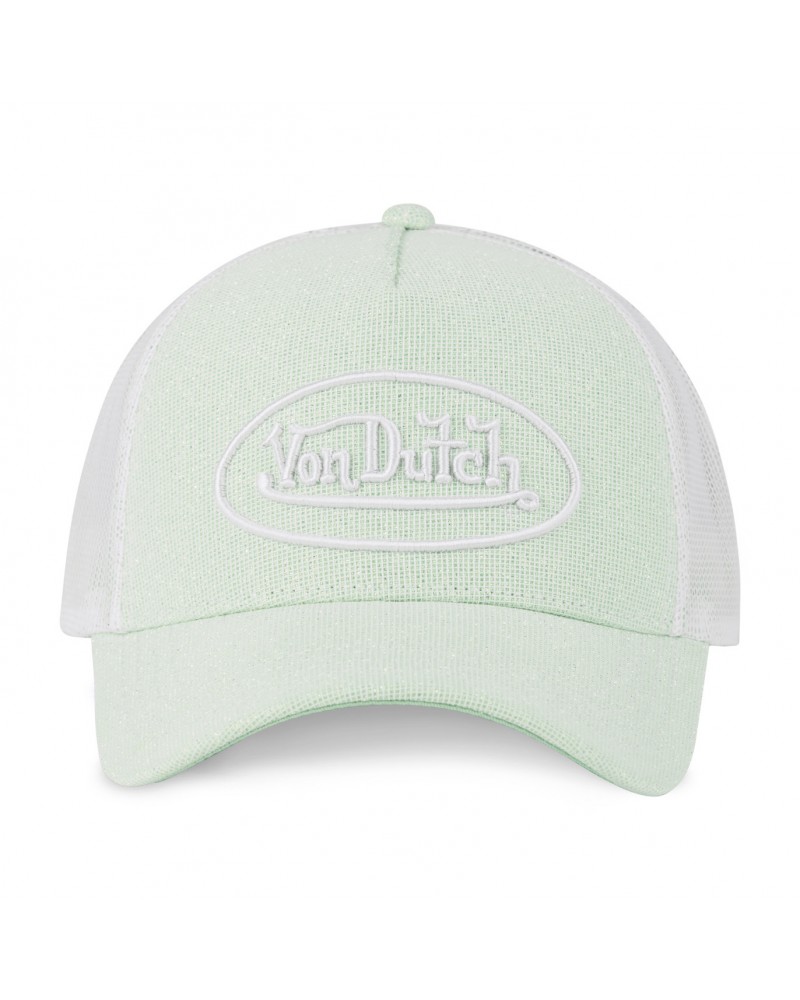 Von Dutch - Trucker Snapback Cap Shiny Effect - Teal