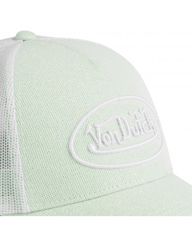 Von Dutch - Trucker Snapback Cap Shiny Effect - Teal