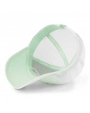 Von Dutch - Trucker Snapback Cap Shiny Effect - Teal