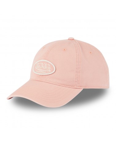 Von Dutch - Dad cap denim Log patch - pink