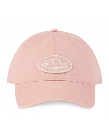 Von Dutch - Dad cap denim Log patch - pink