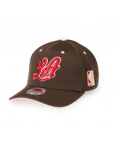 Mitchell & Ness – Classic Red – Brown Sugar Bacon – Los Angeles Lakers Cap - Brown
