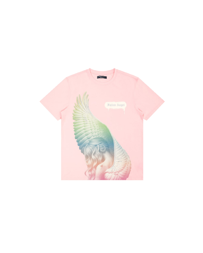 Roku Studio - Fallen Angel Stones Tee - Pink