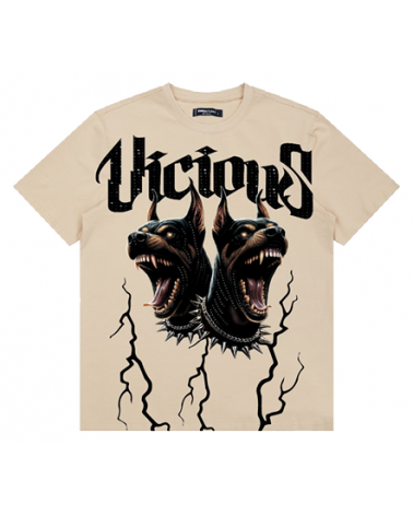 Roku Studio - Vicious Tee - Cream
