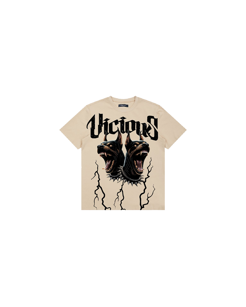Roku Studio - Vicious Tee - Cream