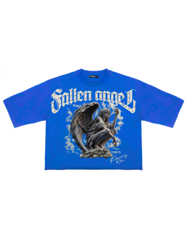 Roku Studio - Lost Angel Cropped Tee - Blue