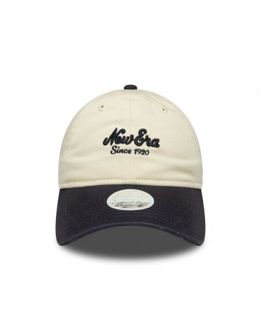 New Era - Womens 9TWENTY Adjustable Cap - Black and Cream
