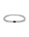 APORRO BRAND - 5mm Iced Tennis Bracelet - White Gold