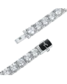 APORRO BRAND - 5mm Iced Tennis Bracelet - White Gold