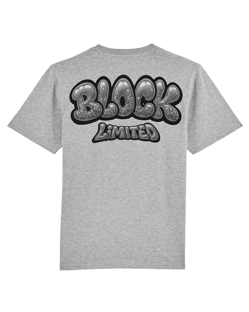Block Limited - Bubble Graff Tshirt - Heather Grey | blockshops