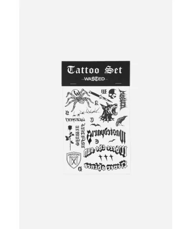 Wasted Paris - City Tattoo Set - Black