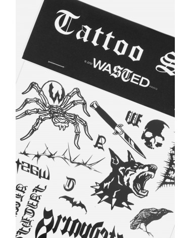 Wasted Paris - City Tattoo Set - Black