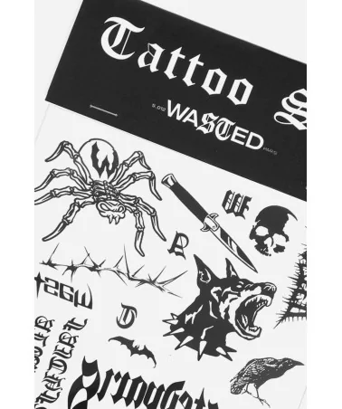 Wasted Paris - City Tattoo Set - Black