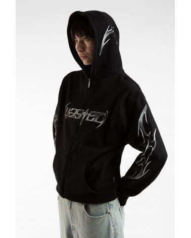 Wasted Paris - Metal Blade Hoodie Full Zip - Black