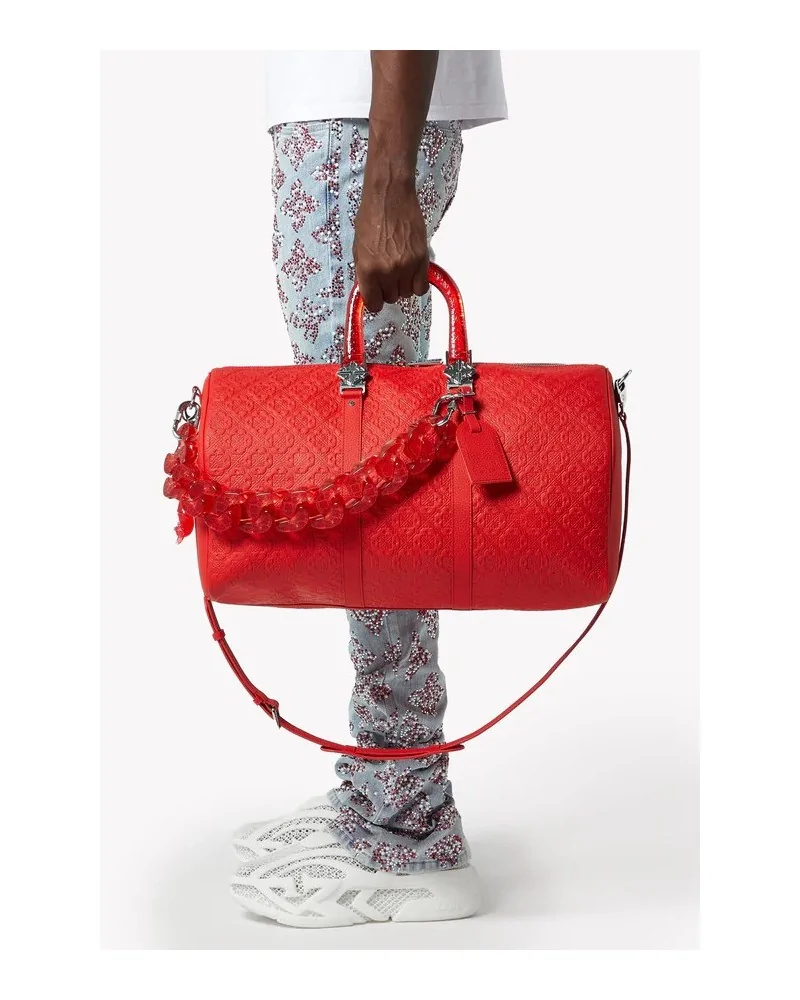 Guapi Clothing - Obsidian Black Limited Duffle Bag - Red