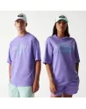 New Era - New Era Graphic Oversized Tee - Purple