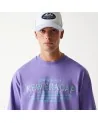 New Era - New Era Graphic Oversized Tee - Purple