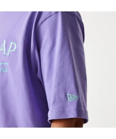 New Era - New Era Graphic Oversized Tee - Purple