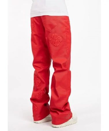 Guapi Clothing - Obsidian Black Dice Ltd Pockets Flared Denim - Bla...