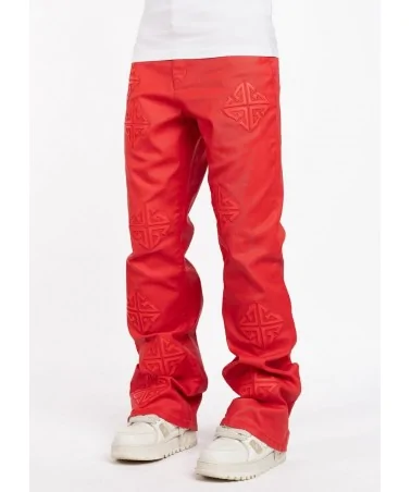 Guapi Clothing - Obsidian Black Dice Ltd Pockets Flared Denim - Bla...