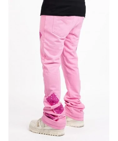Guapi Clothing - French Rose Tapestry Pant - Pink | blockshops