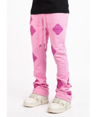 Guapi Clothing - French Rose Tapestry Pant - Pink | blockshops