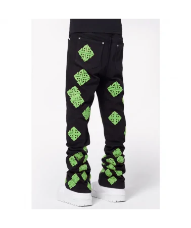 Guapi Clothing - Lavender Icon Stacked Denim