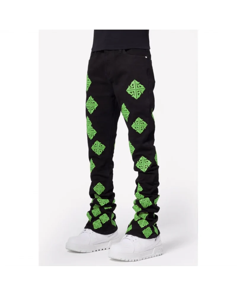 Guapi Clothing - Lavender Icon Stacked Denim