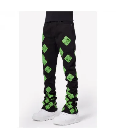 Guapi Clothing - Lavender Icon Stacked Denim