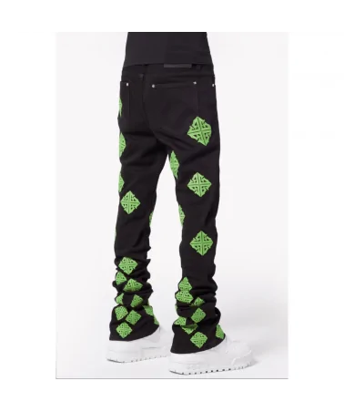 Guapi Clothing - Lavender Icon Stacked Denim