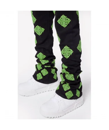 Guapi Clothing - Lavender Icon Stacked Denim