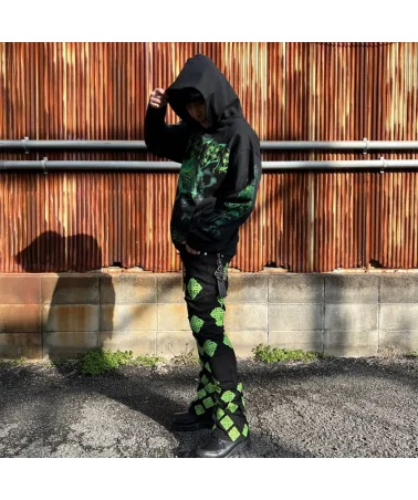 Guapi Clothing - Lavender Icon Stacked Denim